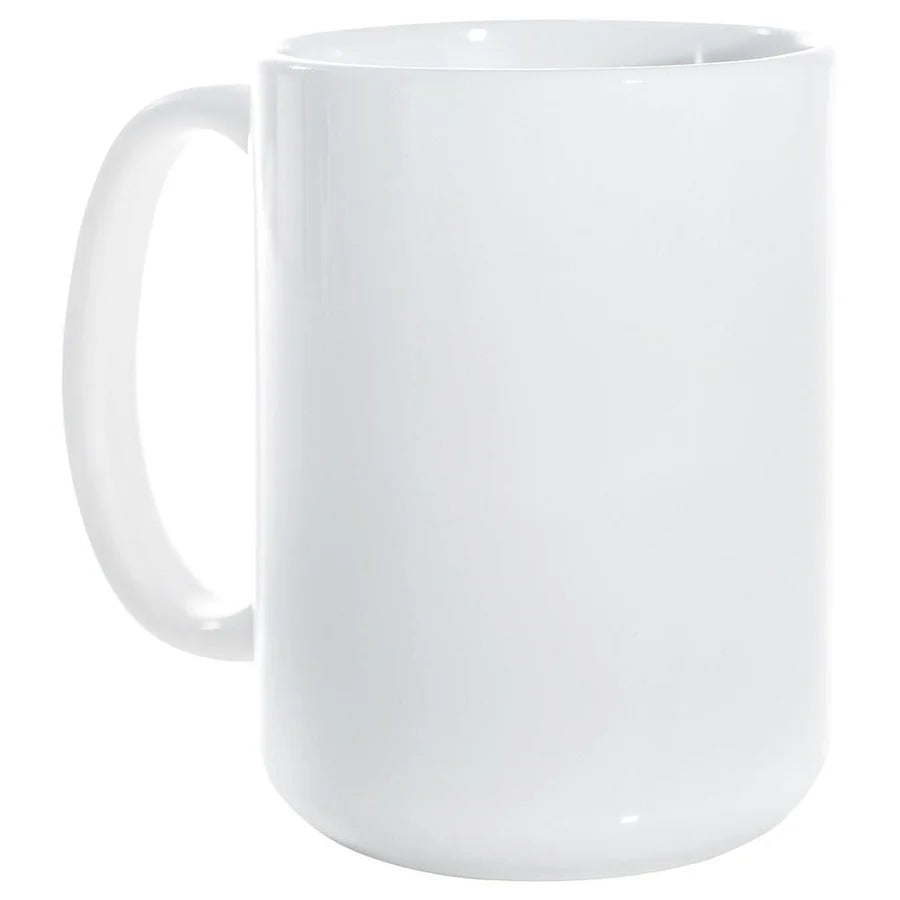 15oz WHITE CERAMIC COFFEE MUG **personalize**