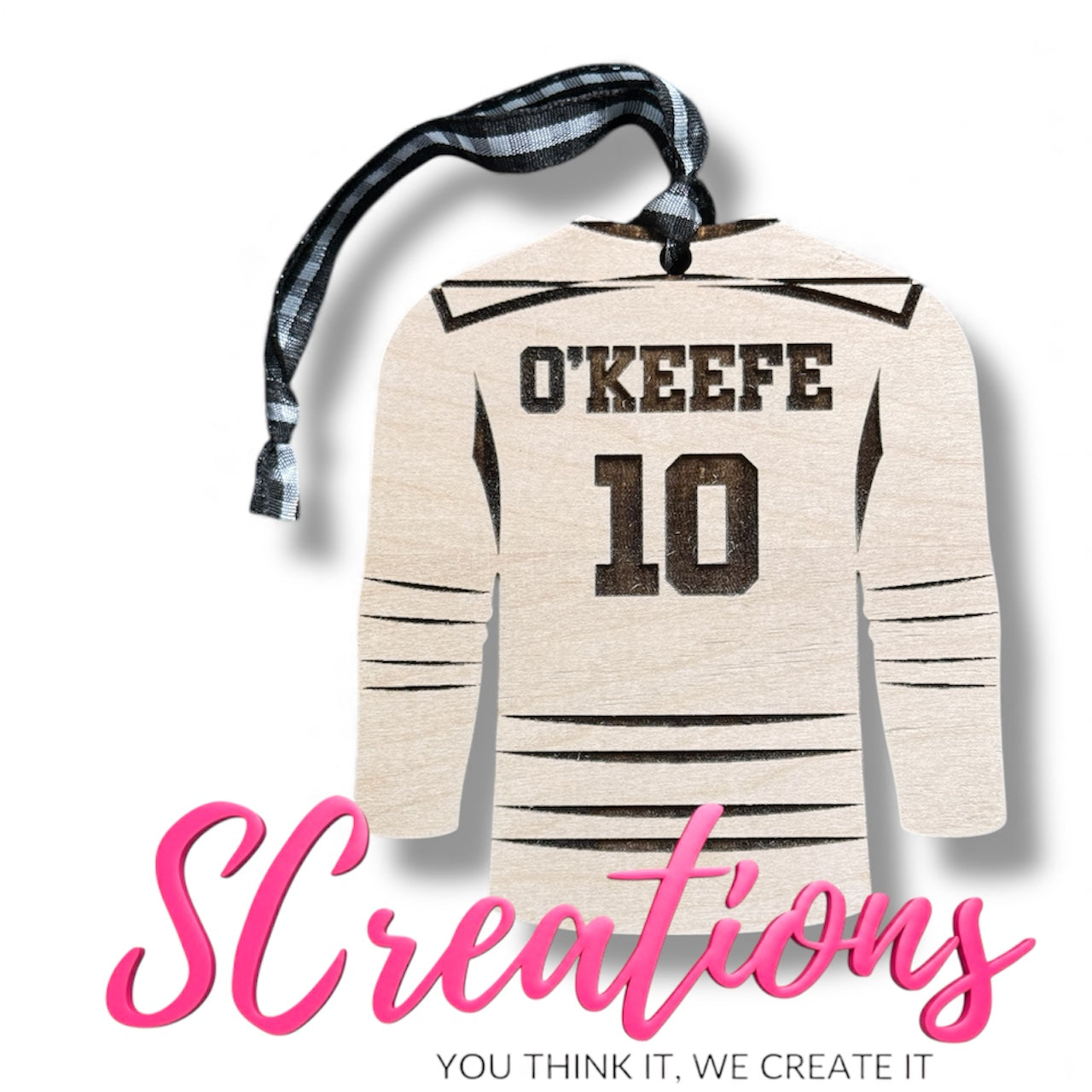 Personalized Hockey Ornament