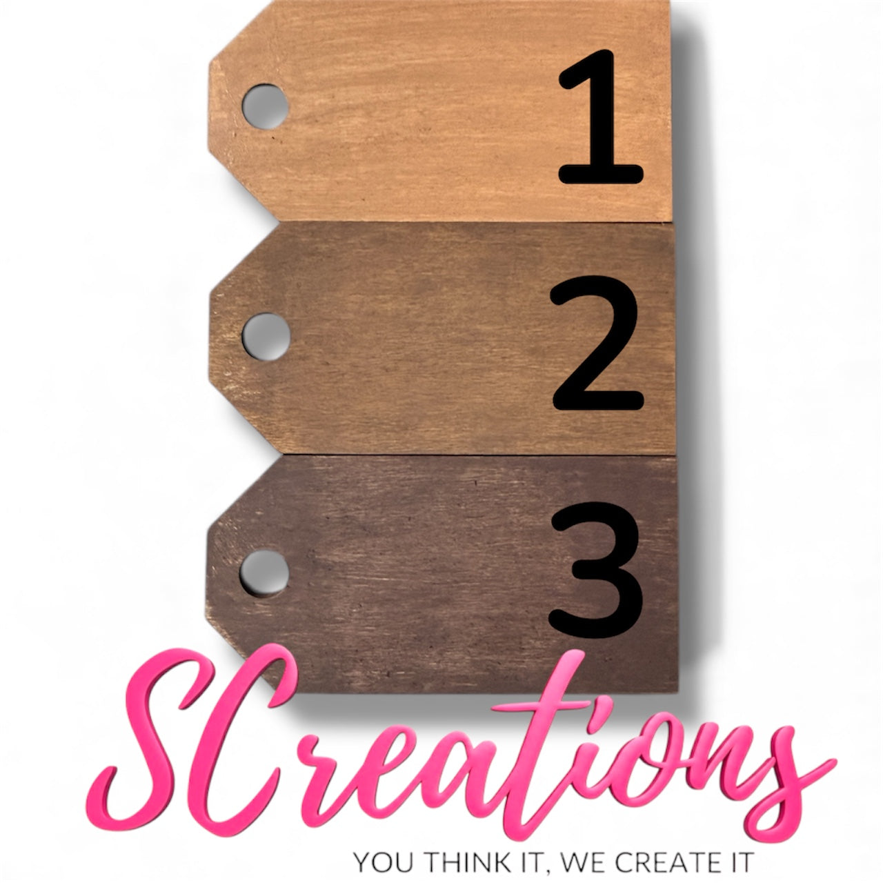 Wooden Name Tags