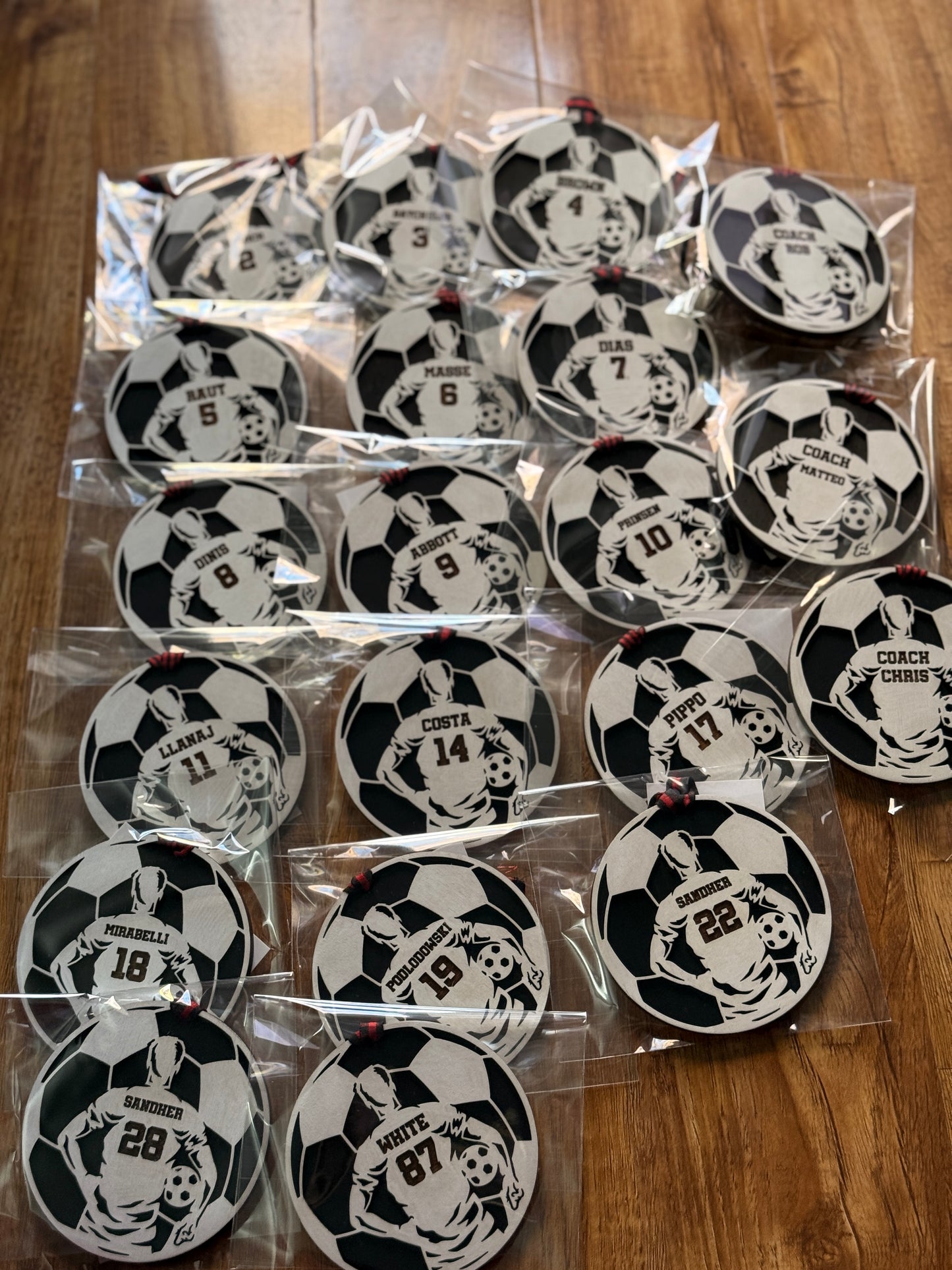 Personalized Soccer Ornament
