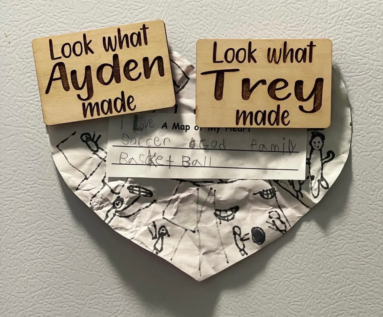 Look what "Name" Made! Fridge Magnet